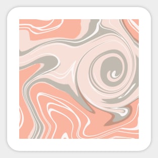 pastel pink abstract Sticker